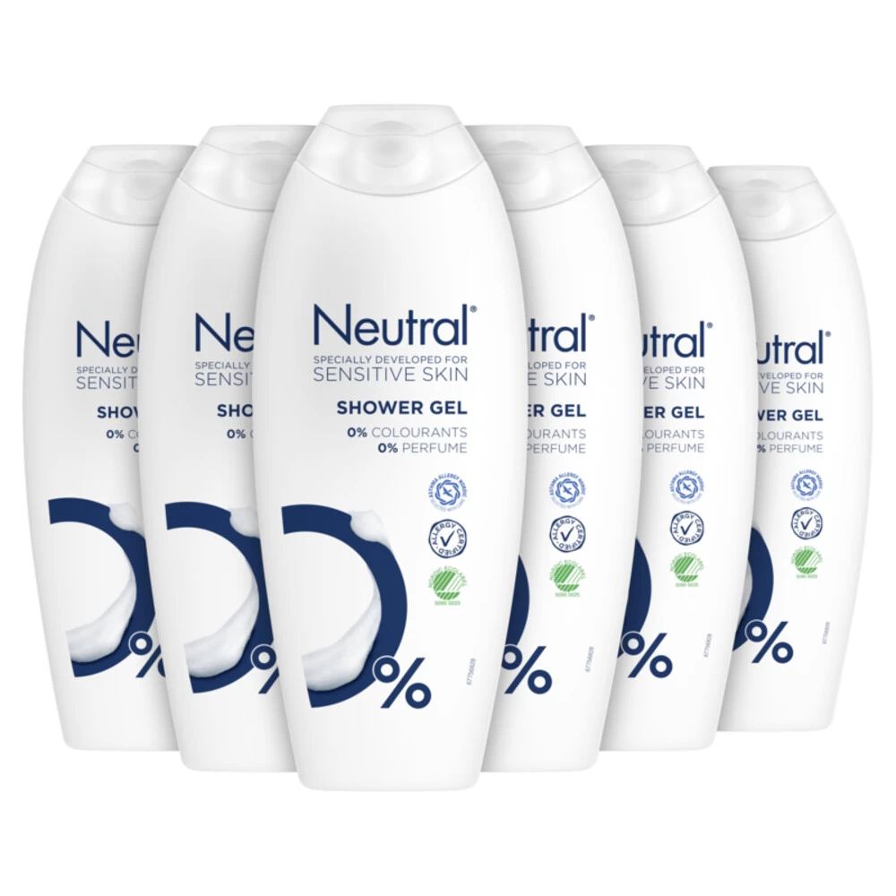 6x Neutral Showergel 3 6x Neutral Showergel