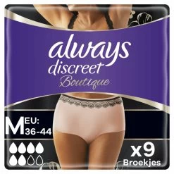 Always® Always Discreet Broekjes Voor Urineverlies Boutique Beige Plus Maat M