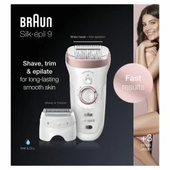 Braun Epilator Silk-épil 9 9-720 Wit / Roségoud