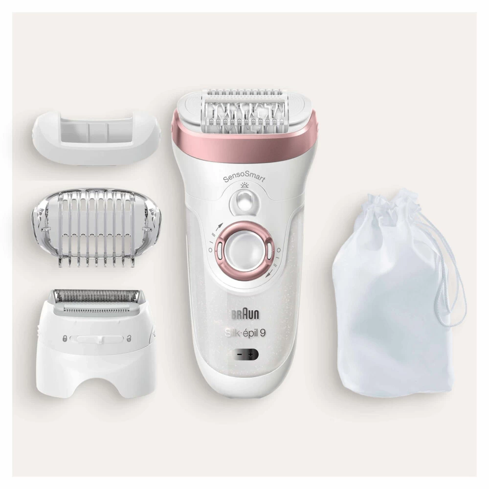 Braun Epilator Silk-épil 9 9-720 Wit / Roségoud 4 Braun Epilator Silk-épil 9 9-720 Wit / Roségoud - Afbeelding 2