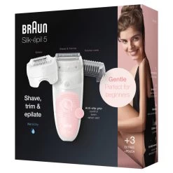 Braun Epilator Silk-épil 5-620 Wit/Roze 13 Braun Epilator Silk-épil 5-620 Wit/Roze -Verzorgingsproducten Winkel 1003841 6