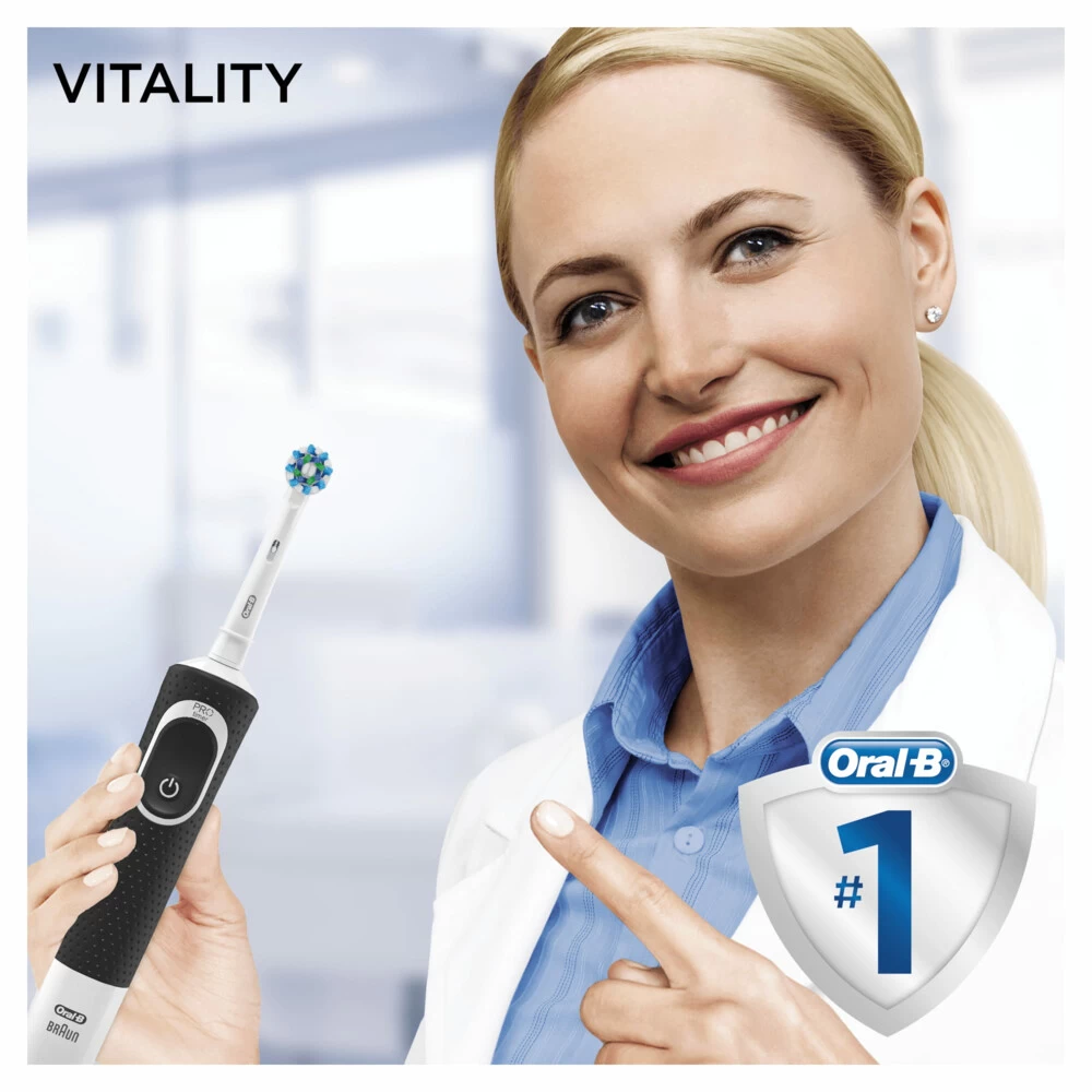 Oral B Oral-B Elektrische Tandenborstel Vitality Zwart 6 Oral B Oral-B Elektrische Tandenborstel Vitality Zwart - Afbeelding 4