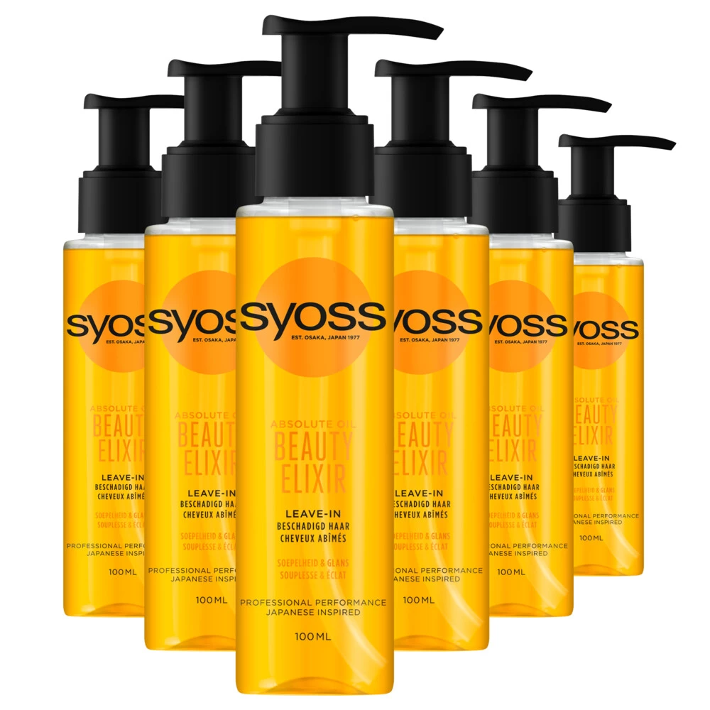 6x Syoss Beauty Elixir Absolute Oil 3 6x Syoss Beauty Elixir Absolute Oil