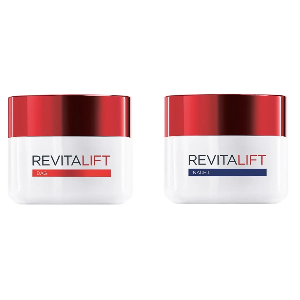 L'Oreal L’Oréal Paris Revitalift Dagcrème & Nachtcrème Pakket 3 L'Oreal L’Oréal Paris Revitalift Dagcrème & Nachtcrème Pakket
