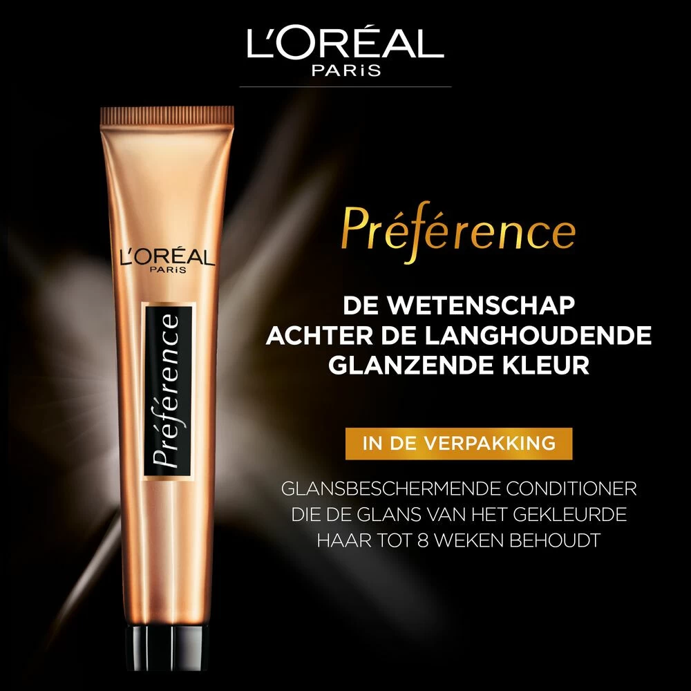 L'Oreal Lu0027Oréal Preference Haarkleuring 01 Napoli - Zwart 6 L'Oreal Lu0027Oréal Preference Haarkleuring 01 Napoli - Zwart - Afbeelding 4