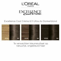 L'Oreal Lu0027Oréal Excellence Cool Cream 6.11 - Ultra Ash Donkerblond -Verzorgingsproducten Winkel 1011790 3