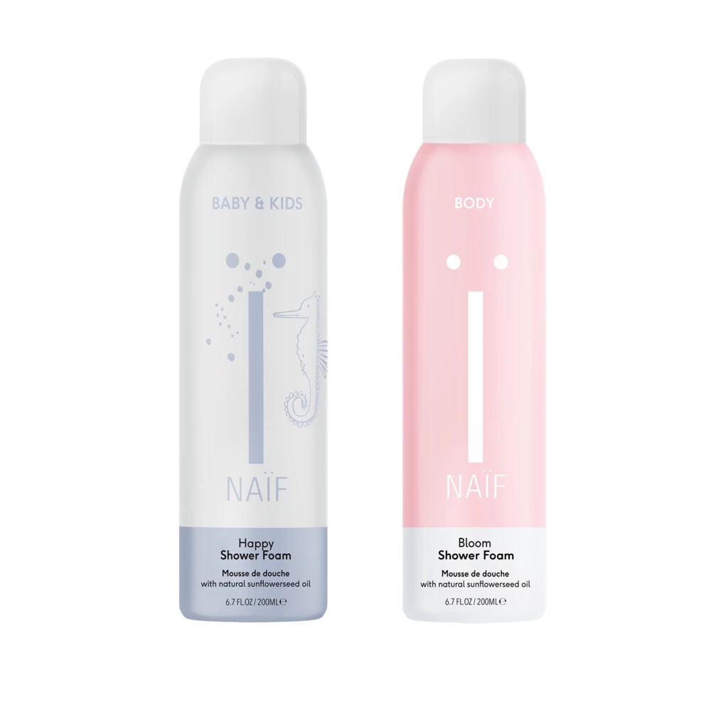 Naïf Familie Doucheschuim Pakket 3 Naïf Familie Doucheschuim Pakket