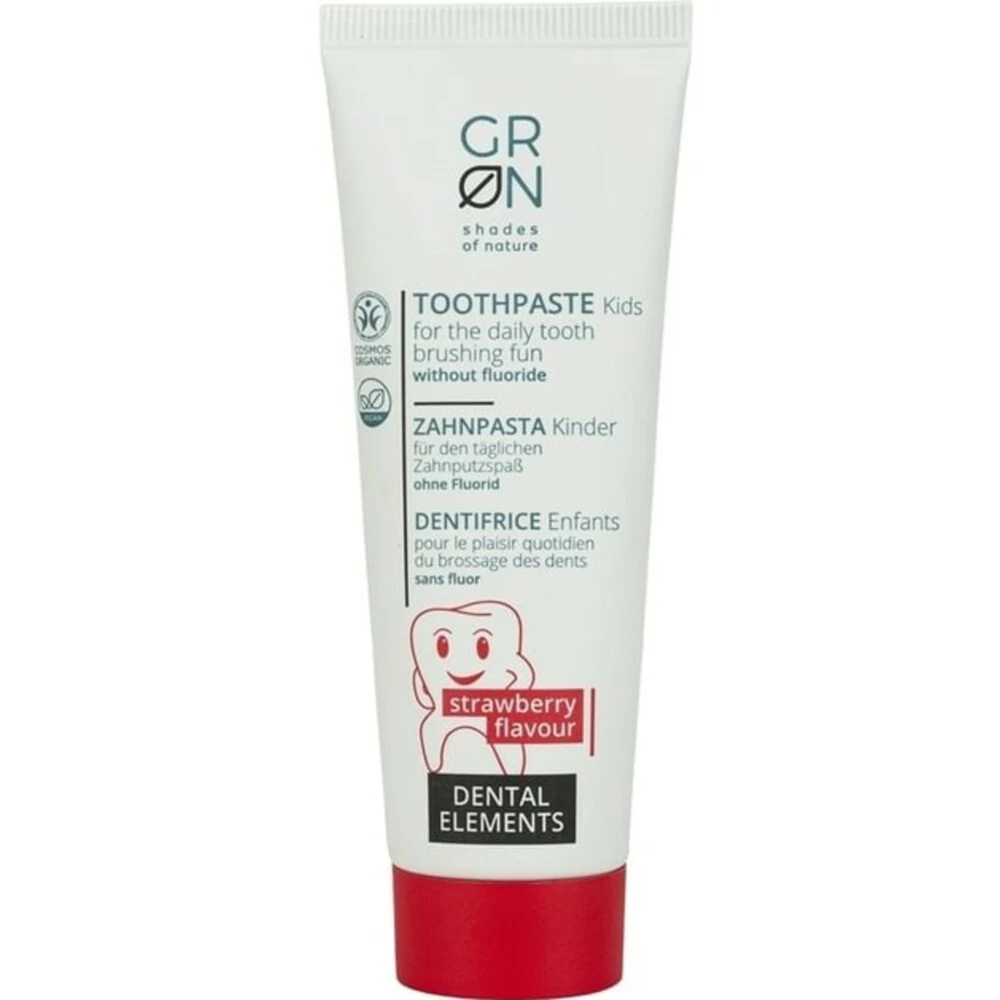 3x GRN Tandpasta Kids Aardbei 3 3x GRN Tandpasta Kids Aardbei