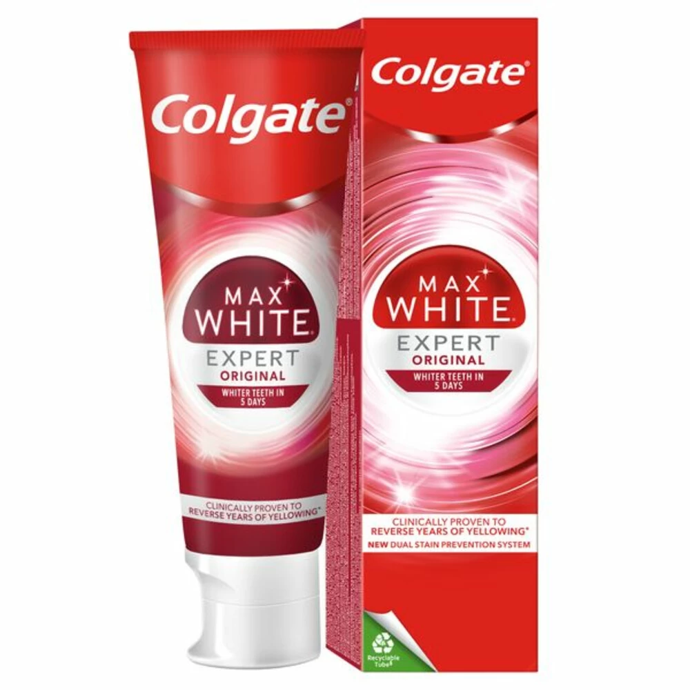 Colgate® 12x Colgate Max White Tandpasta Expert White 4 Colgate® 12x Colgate Max White Tandpasta Expert White - Afbeelding 2