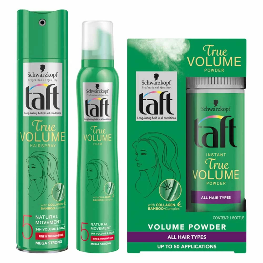 Taft True Volume Hairstyling Pakket 3 Taft True Volume Hairstyling Pakket