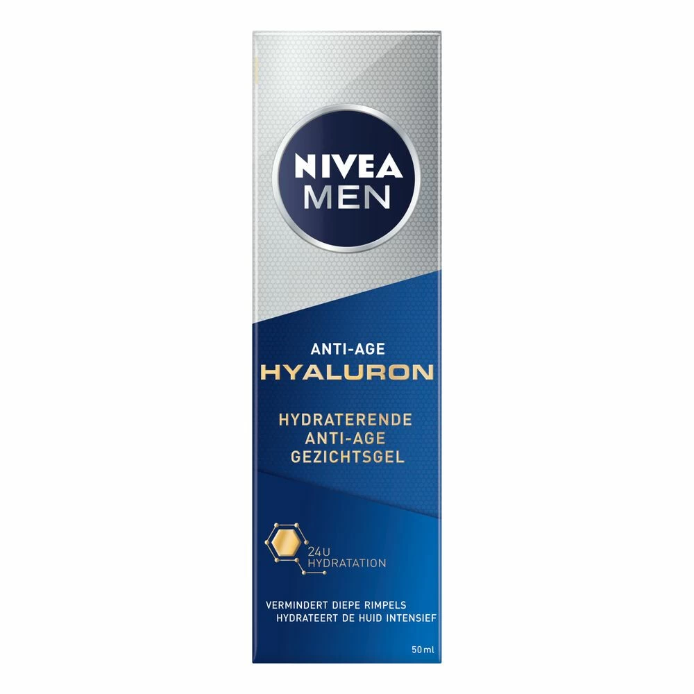 Nivea Men Hyaluron Hydraterende Anti-Age Gezichtsgel 3 Nivea Men Hyaluron Hydraterende Anti-Age Gezichtsgel