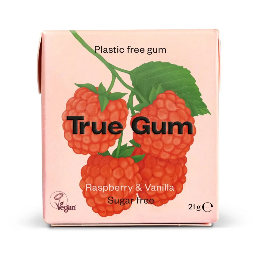 6x True Gum Raspberry & Vanilla Sugarfree 3 6x True Gum Raspberry & Vanilla Sugarfree