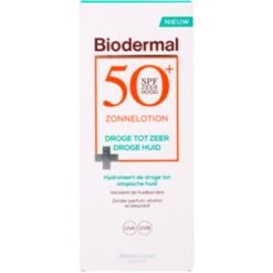 Biodermal SPF 50 Zonnelotion Droge Huid -Verzorgingsproducten Winkel 1021849 2