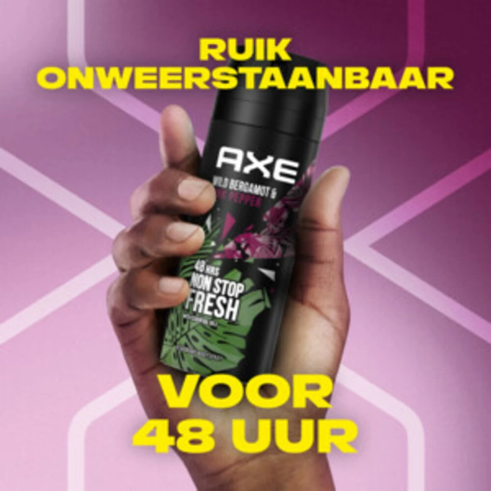 6x Axe Wild Deodorant En Bodyspray Fresh Bergamot + Pink Pepper 7 6x Axe Wild Deodorant En Bodyspray Fresh Bergamot + Pink Pepper - Afbeelding 5