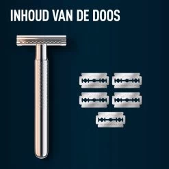 King C. Gillette Double Edge Safety Razor Houder En Scheermesjes 9 King C. Gillette Double Edge Safety Razor Houder En Scheermesjes -Verzorgingsproducten Winkel 1034198 4