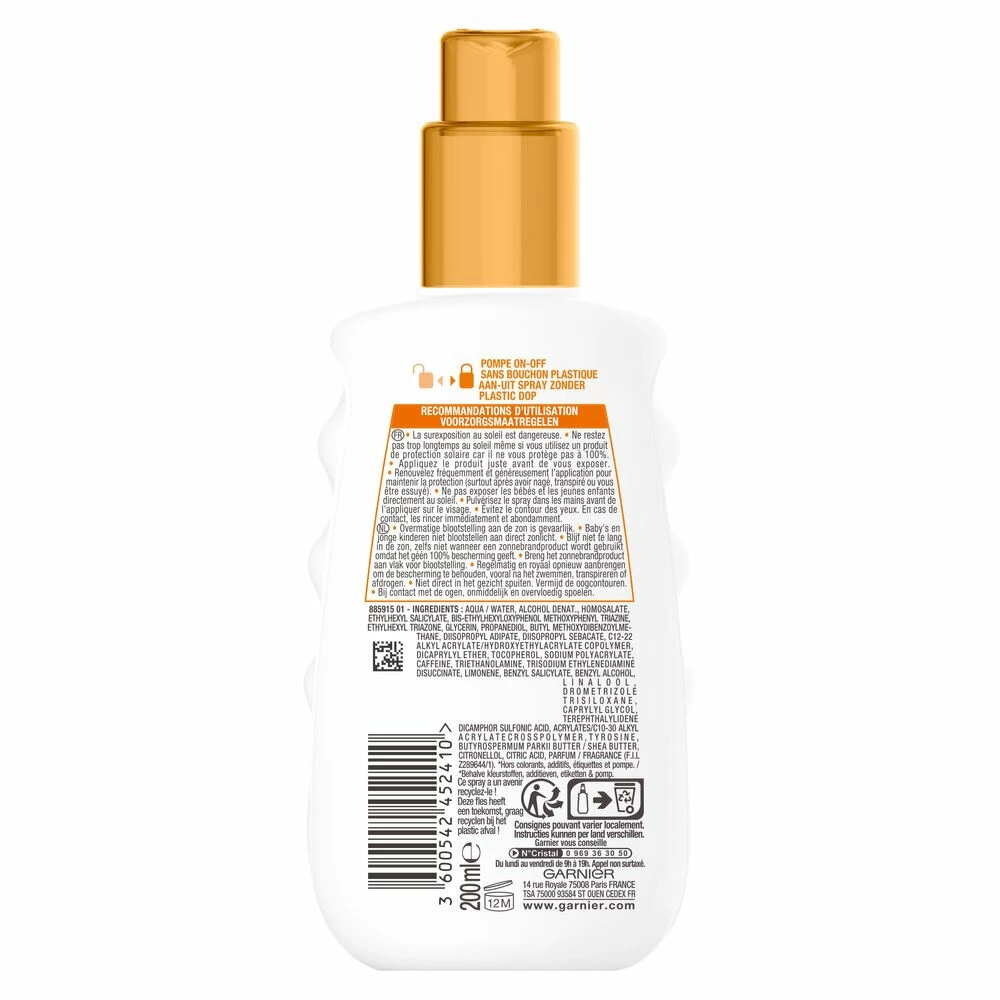 Garnier Ambre Solaire Ideal Bronze Zonnespray SPF 30 4 Garnier Ambre Solaire Ideal Bronze Zonnespray SPF 30 - Afbeelding 2