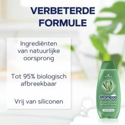 5x Schwarzkopf Shampoo Herbs & Volume 8 5x Schwarzkopf Shampoo Herbs & Volume -Verzorgingsproducten Winkel 1036389 3