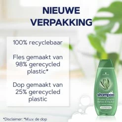 5x Schwarzkopf Shampoo Herbs & Volume 9 5x Schwarzkopf Shampoo Herbs & Volume -Verzorgingsproducten Winkel 1036389 4