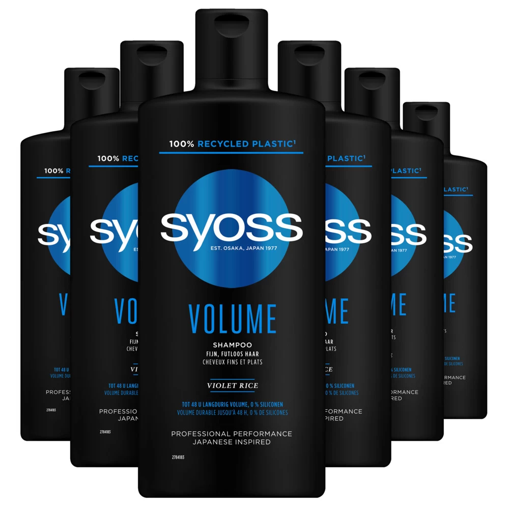 6x Syoss Shampoo Volume 3 6x Syoss Shampoo Volume