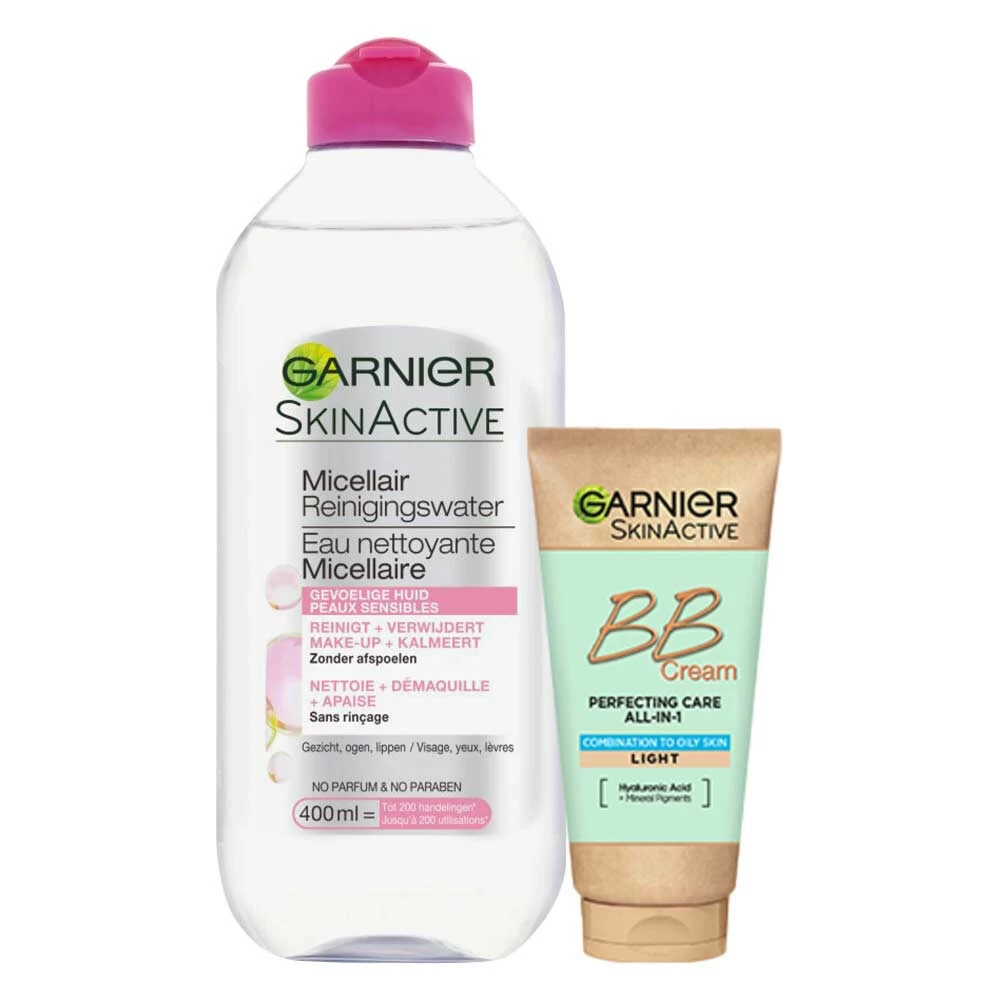 Garnier BB Cream En Reinigingswater Pakket 3 Garnier BB Cream En Reinigingswater Pakket