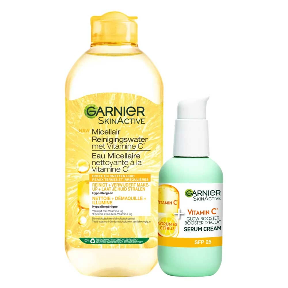 Garnier Serum En Reinigingswater Pakket 3 Garnier Serum En Reinigingswater Pakket