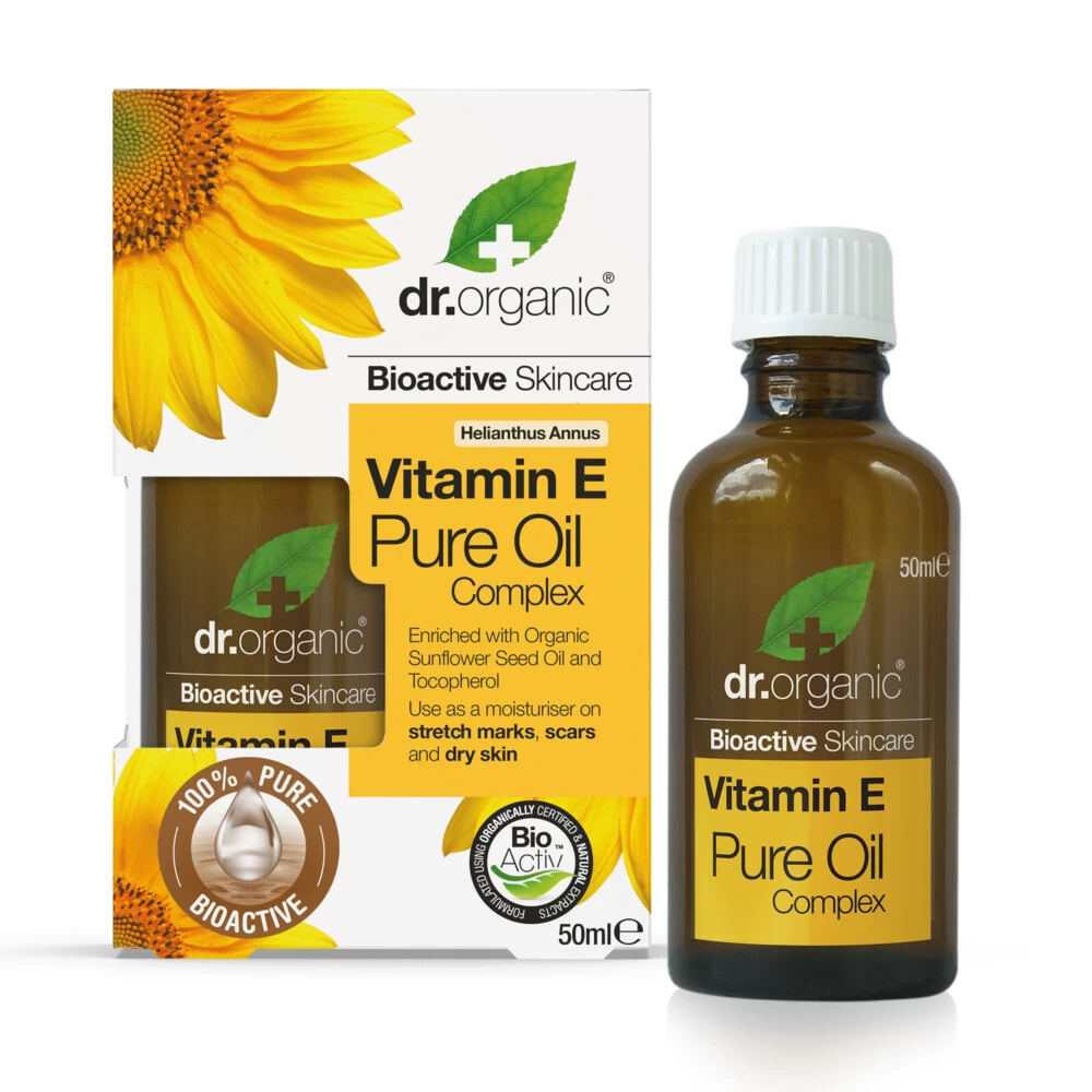 Dr Organic Dr. Organic Vitamine E Pure Olie 4 Dr Organic Dr. Organic Vitamine E Pure Olie - Afbeelding 2