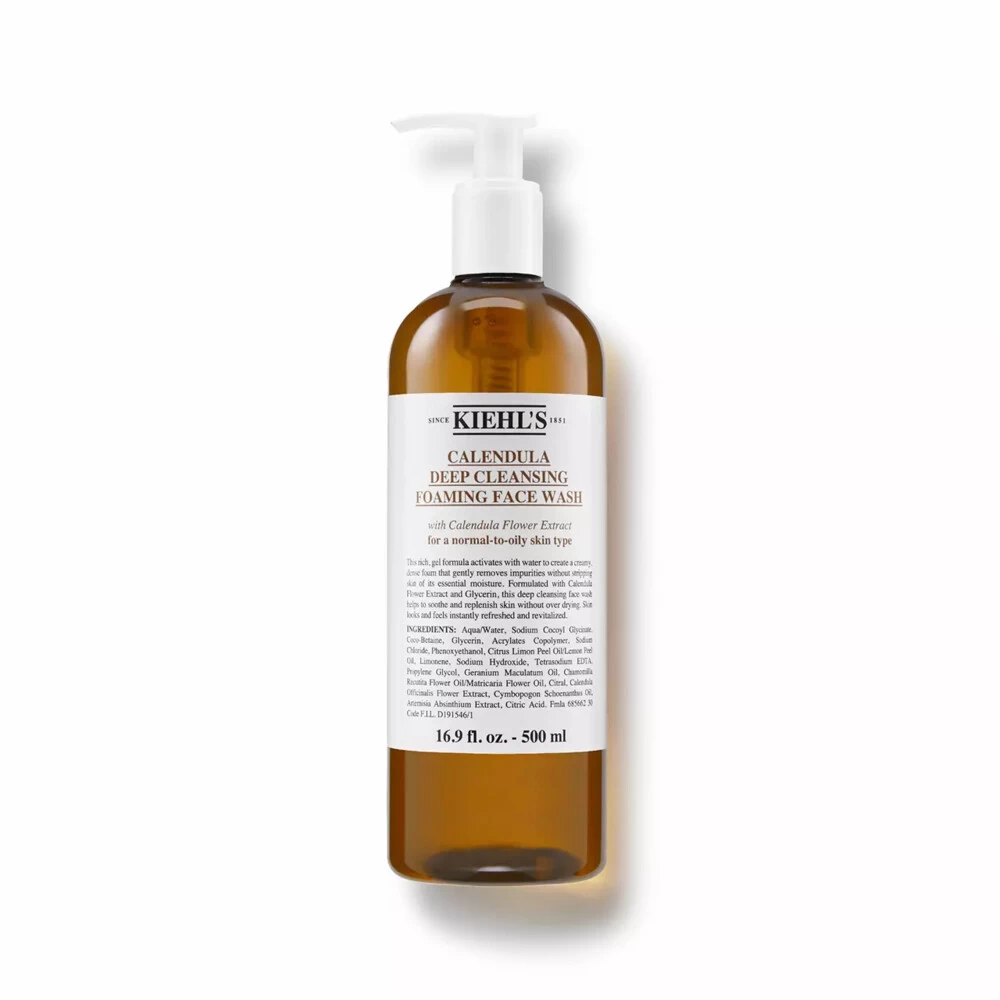 Kiehls Calendula Deep Cleansing Foaming Face Wash 3 Kiehls Calendula Deep Cleansing Foaming Face Wash