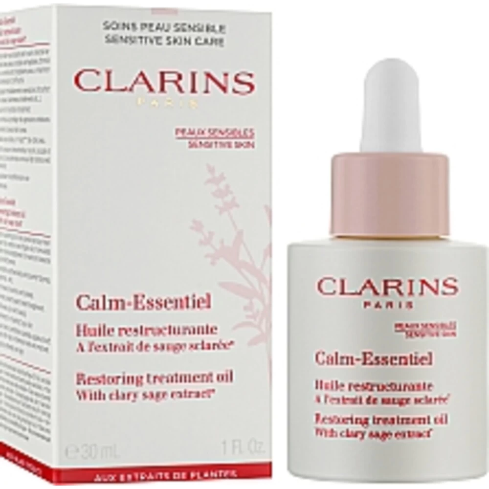 Clarins Calm-Essentiel Restoring Treatment Gezichtsolie 4 Clarins Calm-Essentiel Restoring Treatment Gezichtsolie - Afbeelding 2