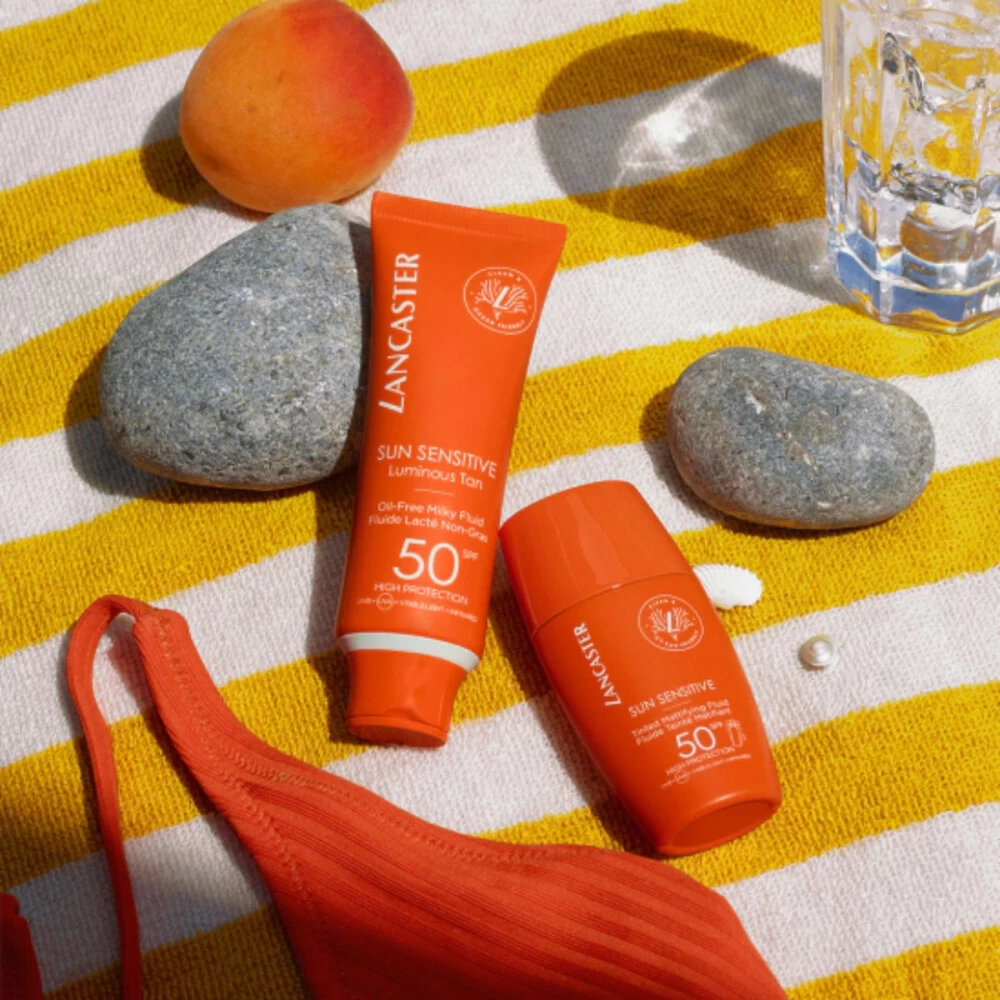 Lancaster Sun Sensitive Oil Free Milk Fluid SPF 50 6 Lancaster Sun Sensitive Oil Free Milk Fluid SPF 50 - Afbeelding 4