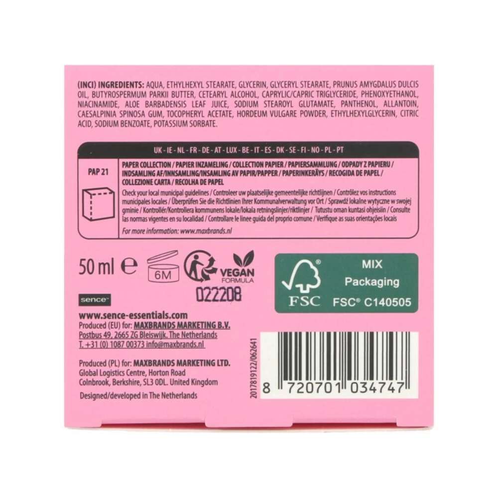 6x Sence Dagcreme Voor Gevoelige Huid 4 6x Sence Dagcreme Voor Gevoelige Huid - Afbeelding 2