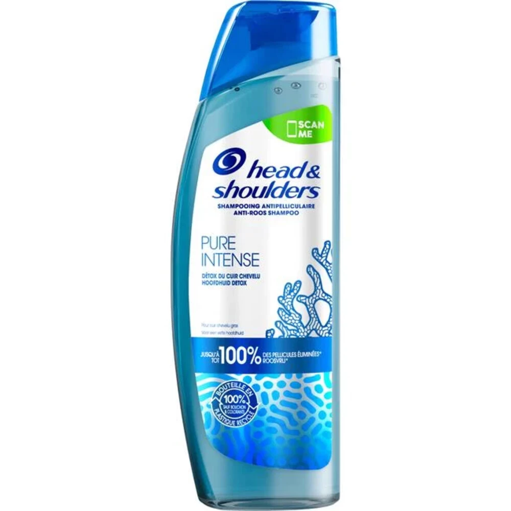6x Head & Shoulders Pure Intense Hoofdhuid Detox Anti-Roos Shampoo 3 6x Head & Shoulders Pure Intense Hoofdhuid Detox Anti-Roos Shampoo