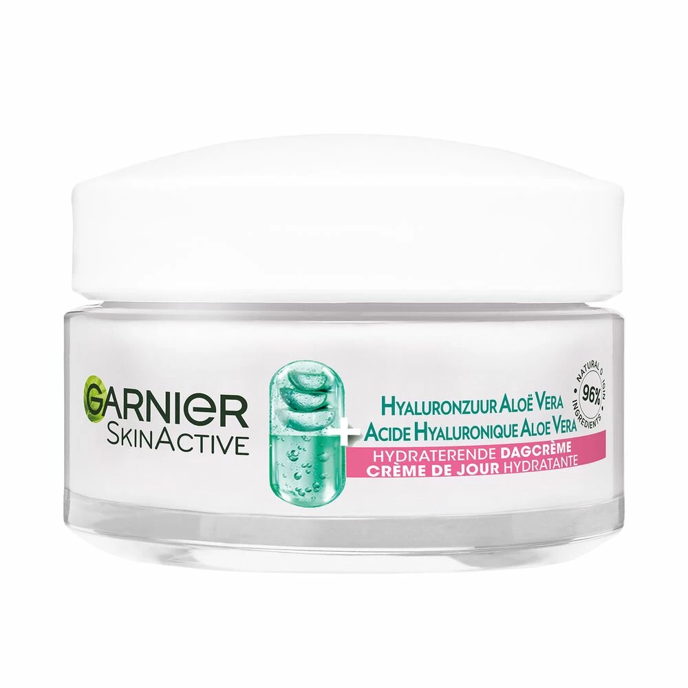Garnier SkinActive Hyaluronzuur Aloë Vera Hydraterende Dagcrème 3 Garnier SkinActive Hyaluronzuur Aloë Vera Hydraterende Dagcrème