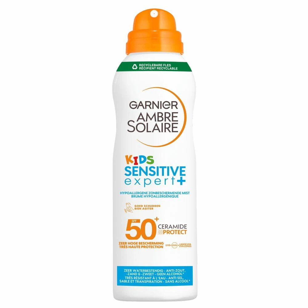 Garnier Ambre Solaire Kids Anti-Zand Zonnebrandmelk SPF 50+ 3 Garnier Ambre Solaire Kids Anti-Zand Zonnebrandmelk SPF 50+