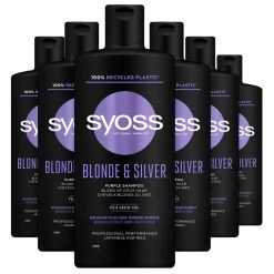 6x Syoss Blonde And Silver Shampoo