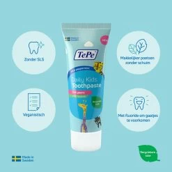 12x TePe Daily Kindertandpasta 9 12x TePe Daily Kindertandpasta -Verzorgingsproducten Winkel 1070733 3