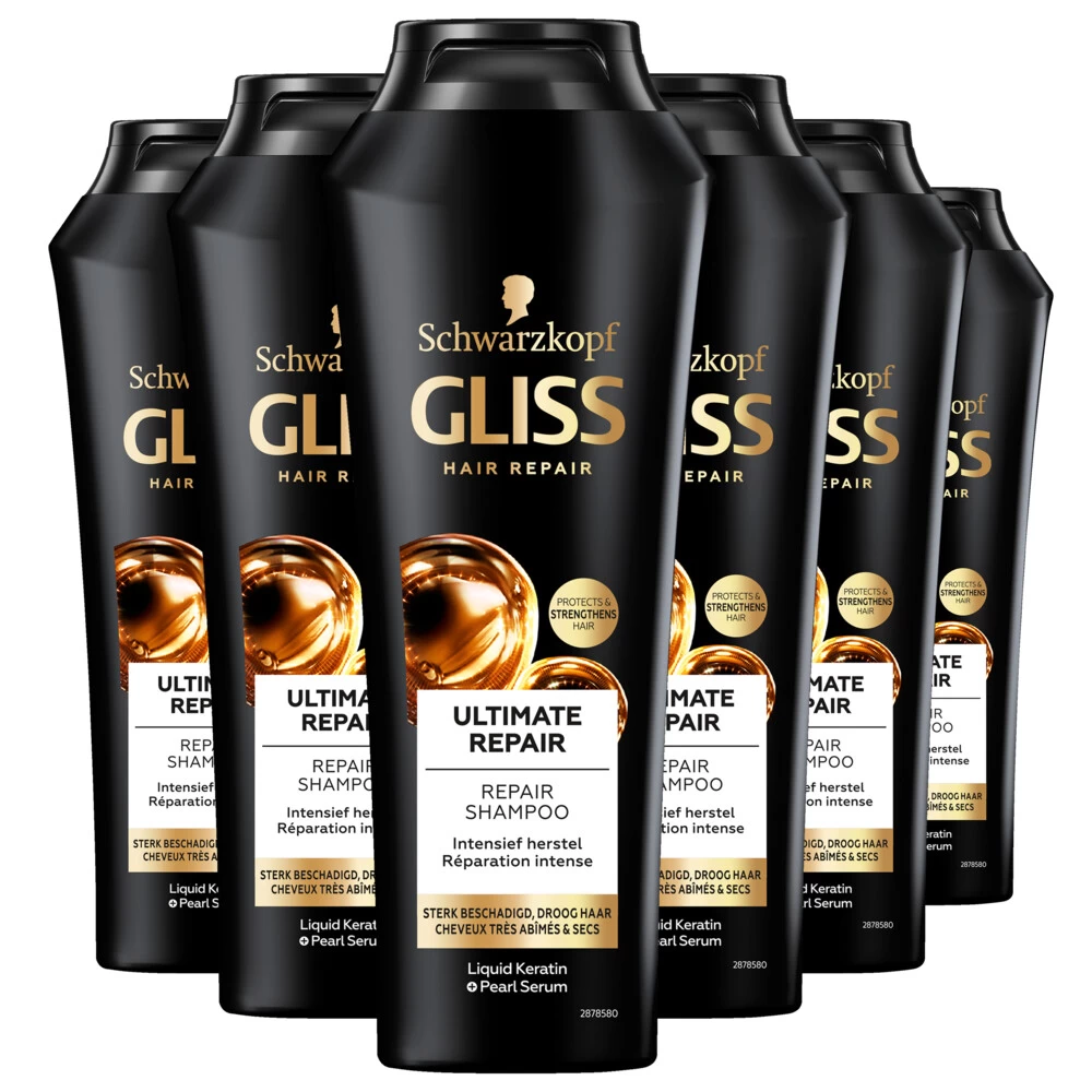 6x Gliss Shampoo Ultimate Repair 3 6x Gliss Shampoo Ultimate Repair