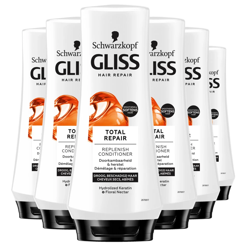 6x Gliss Conditioner Total Repair 3 6x Gliss Conditioner Total Repair