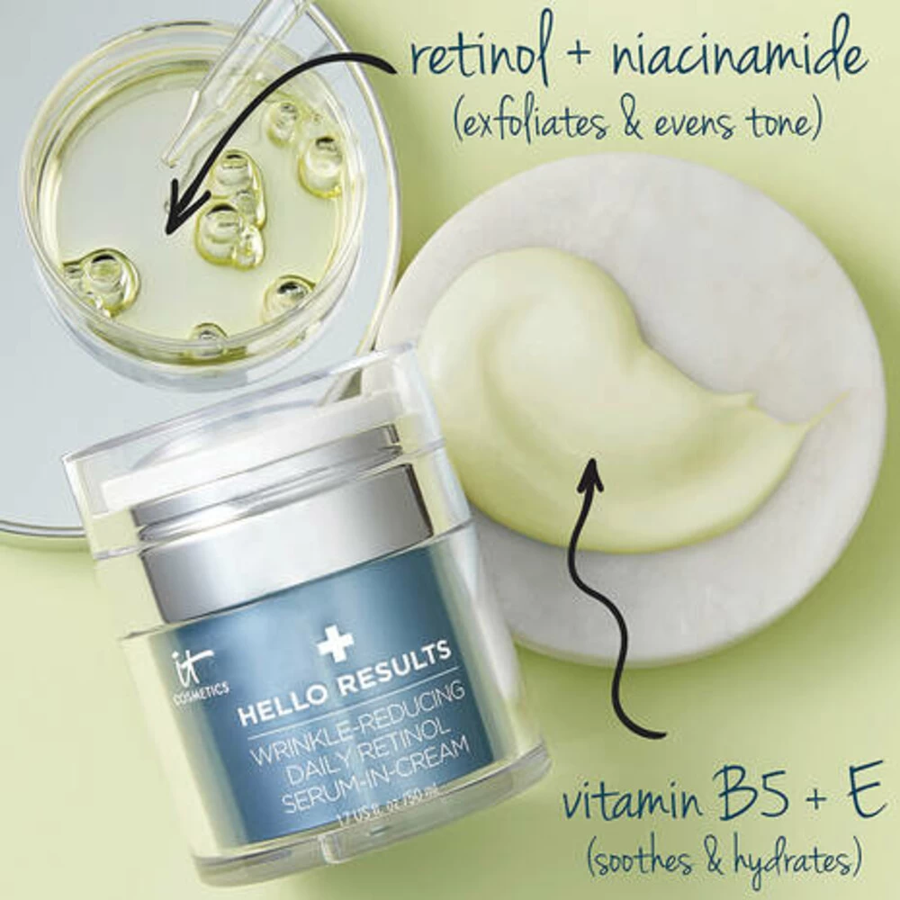 IT Cosmetics Hello Results Face Care Retinol AntiAging Cream 7 IT Cosmetics Hello Results Face Care Retinol AntiAging Cream - Afbeelding 5
