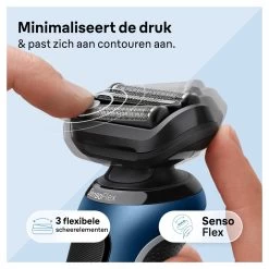 Braun Elektrisch Scheerapparaat Series 6 61-B1000s Blauw -Verzorgingsproducten Winkel 1072831 3