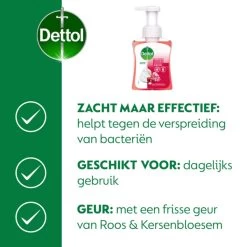 6x Dettol Foam Handzeep Rozen & Kers -Verzorgingsproducten Winkel 1073931 4