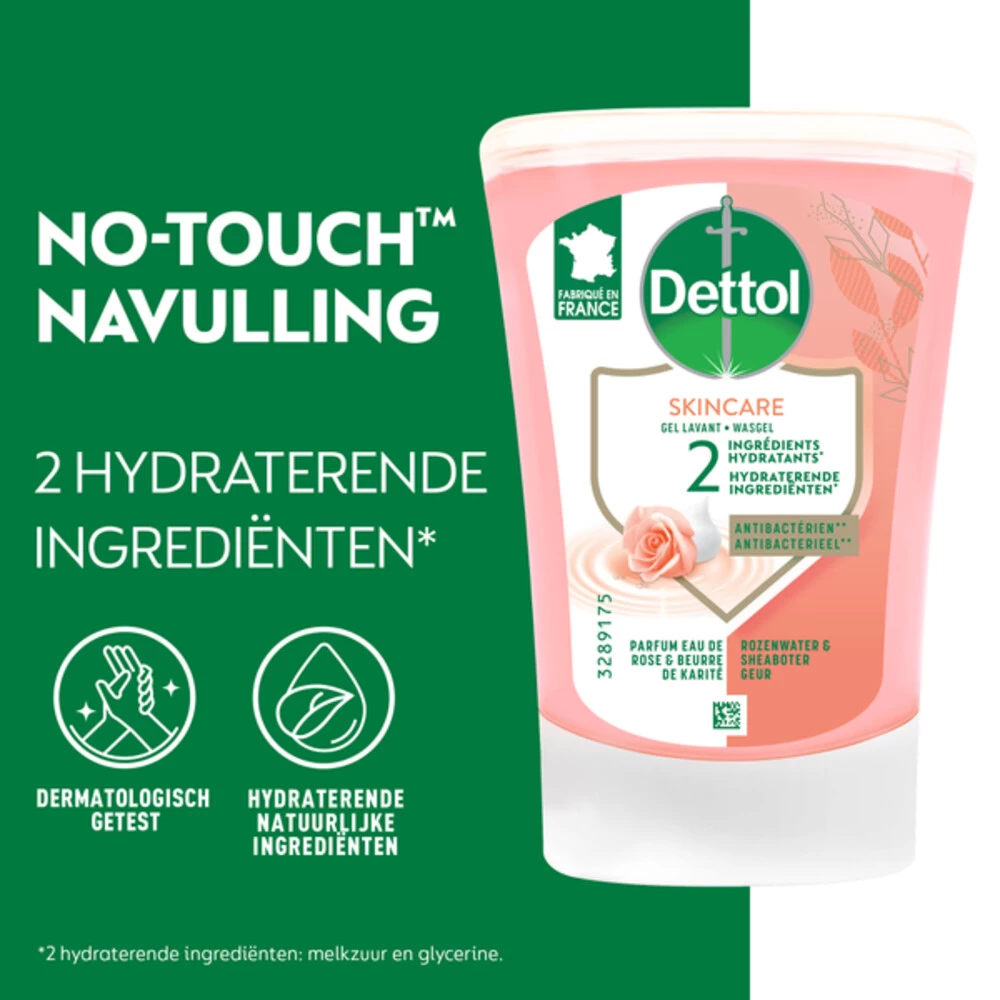 5x Dettol No Touch Wasgel Navulling Voedende Sheabutter 4 5x Dettol No Touch Wasgel Navulling Voedende Sheabutter - Afbeelding 2