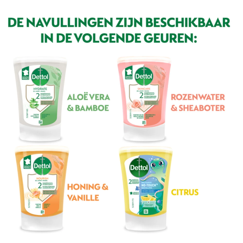 5x Dettol No Touch Wasgel Navulling Voedende Sheabutter 7 5x Dettol No Touch Wasgel Navulling Voedende Sheabutter - Afbeelding 5