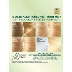 Garnier Nutrisse Crème 93 - Zeer Licht Goudblond 8 Garnier Nutrisse Crème 93 - Zeer Licht Goudblond -Verzorgingsproducten Winkel 132096 3