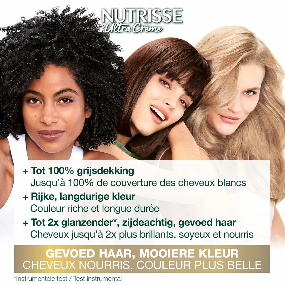 Garnier Nutrisse Creme Haarverf 40 - Cacao 5 Garnier Nutrisse Creme Haarverf 40 - Cacao - Afbeelding 3