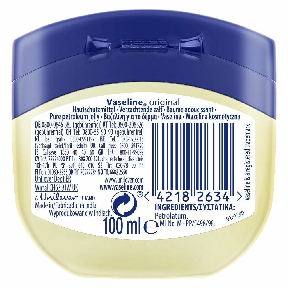 Vaseline® 12x Vaseline Original Petroleum Jelly 4 Vaseline® 12x Vaseline Original Petroleum Jelly - Afbeelding 2