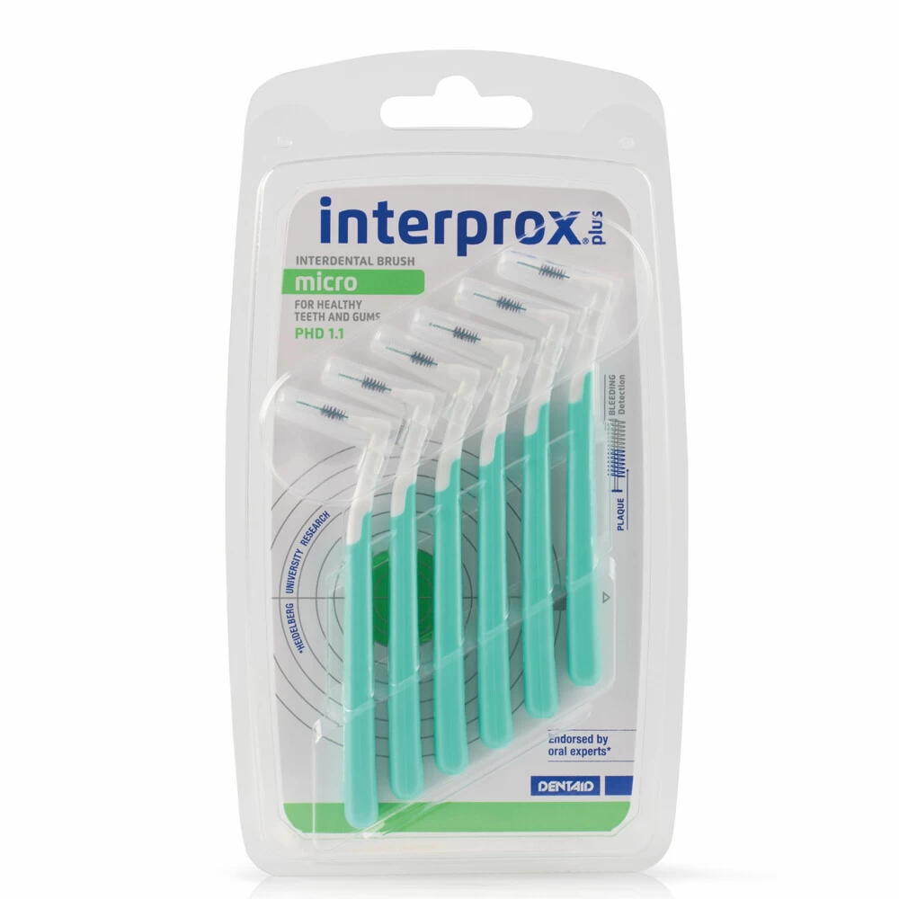 12x Interprox Plus Micro 2.4 Mm Groen 3 12x Interprox Plus Micro 2.4 Mm Groen