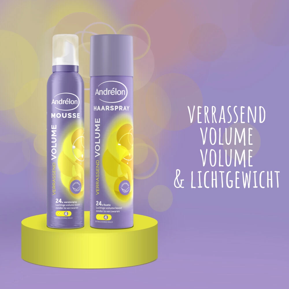 6x Andrelon Mousse Verrassend Volume 6 6x Andrelon Mousse Verrassend Volume - Afbeelding 4