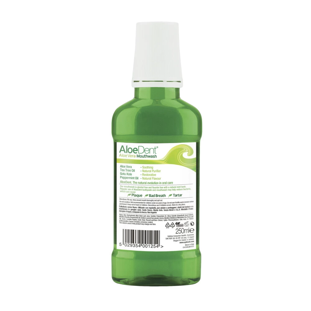 2x Aloe Dent Mondwater Aloe Vera 4 2x Aloe Dent Mondwater Aloe Vera - Afbeelding 2