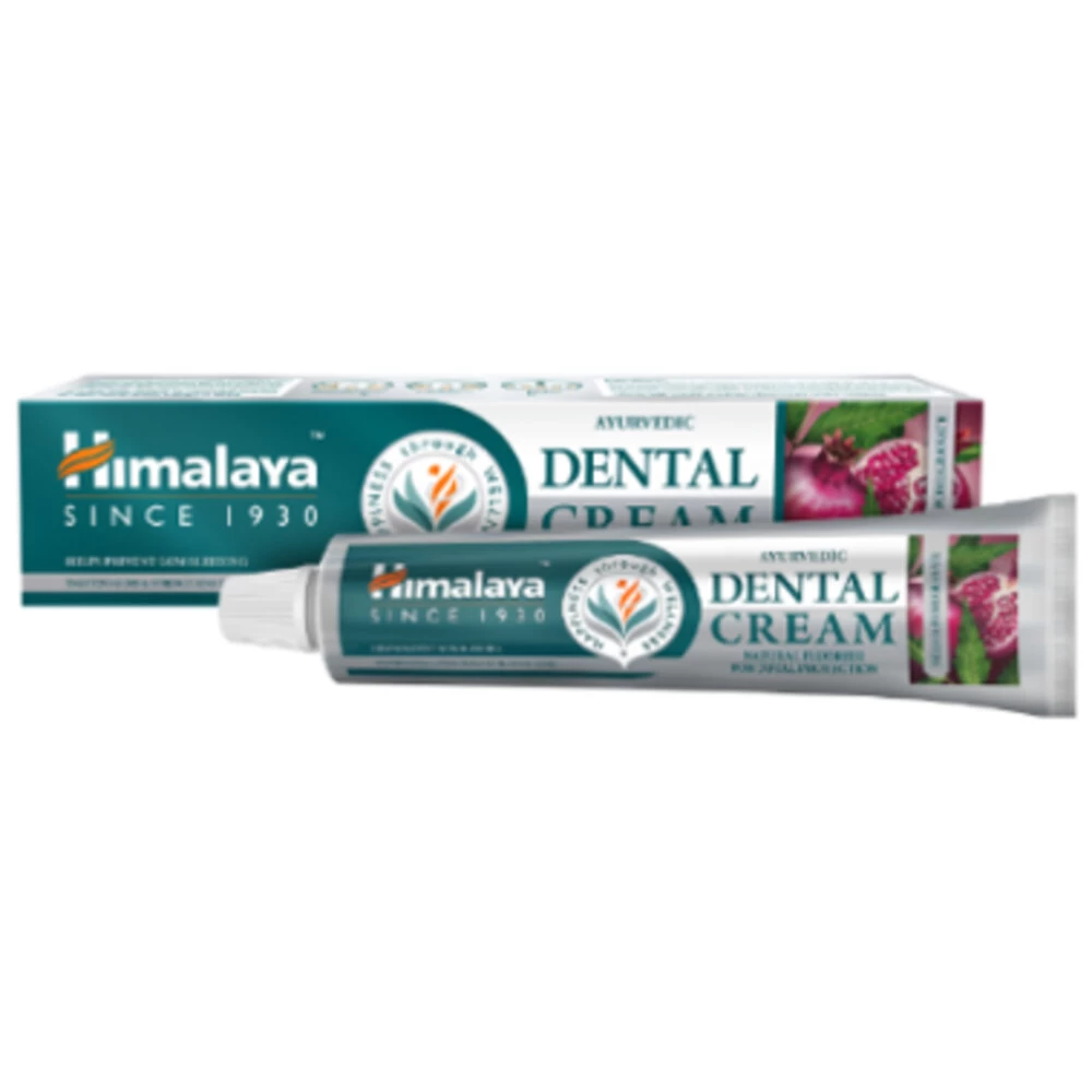 3x Himalaya Herbals Dental Cream Neem & Pomegranate Tandpasta 3 3x Himalaya Herbals Dental Cream Neem & Pomegranate Tandpasta