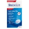 4x Steradent Triple Action Plus Kunstgebit Reiniger -Verzorgingsproducten Winkel 771915